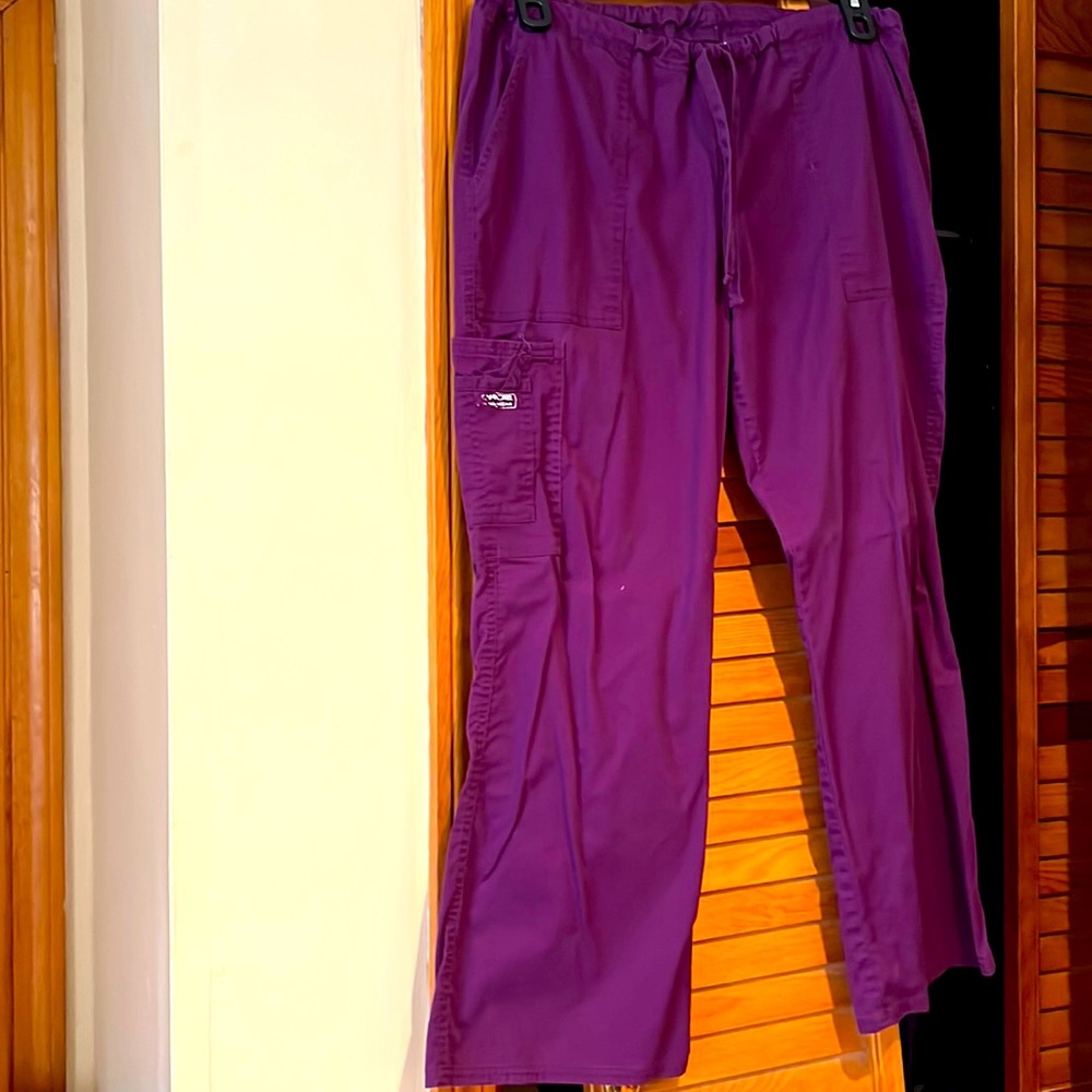 Cherokee workwear scrub pants, MP, Purple